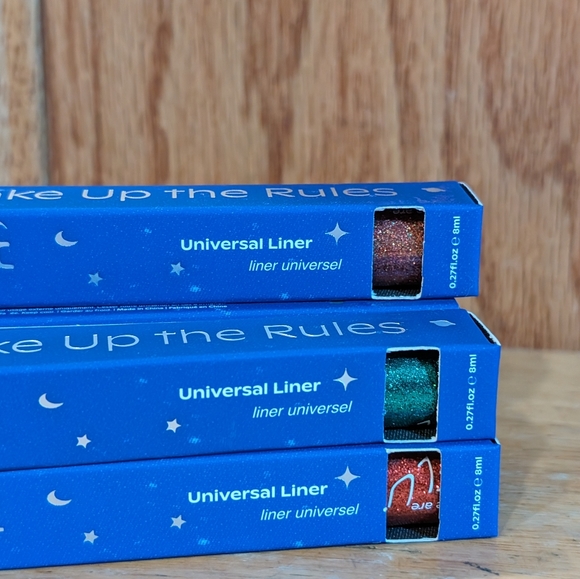 Fluide Universal Liner Glitter Sparkle Eyeliner Green or Orange or Red - Picture 8 of 8